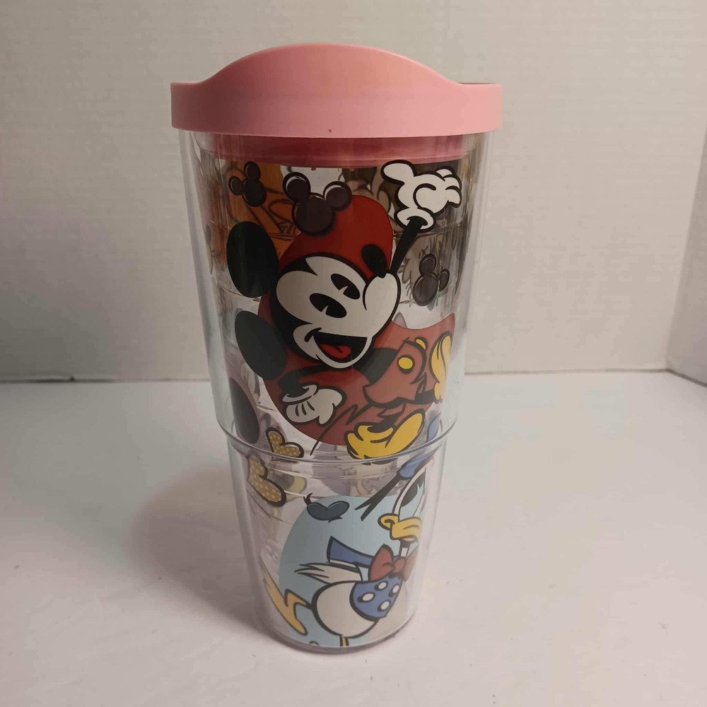 Tervis Disney Mickey Mouse & Friends Pink Lid Tumbler Cup